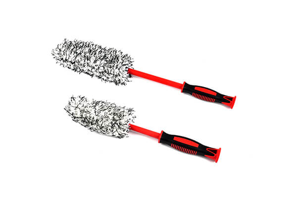 Car Wash Brush Portable Microfiber Wheel Tire Wheel Brush Chiffon  Microfibres Voiture Car Wheel Cleaning Brush