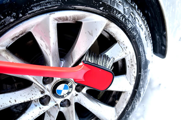 Soft Grip Tire & Wheel Cleaning Brush-Long Handle-WB69 - Car Care Products